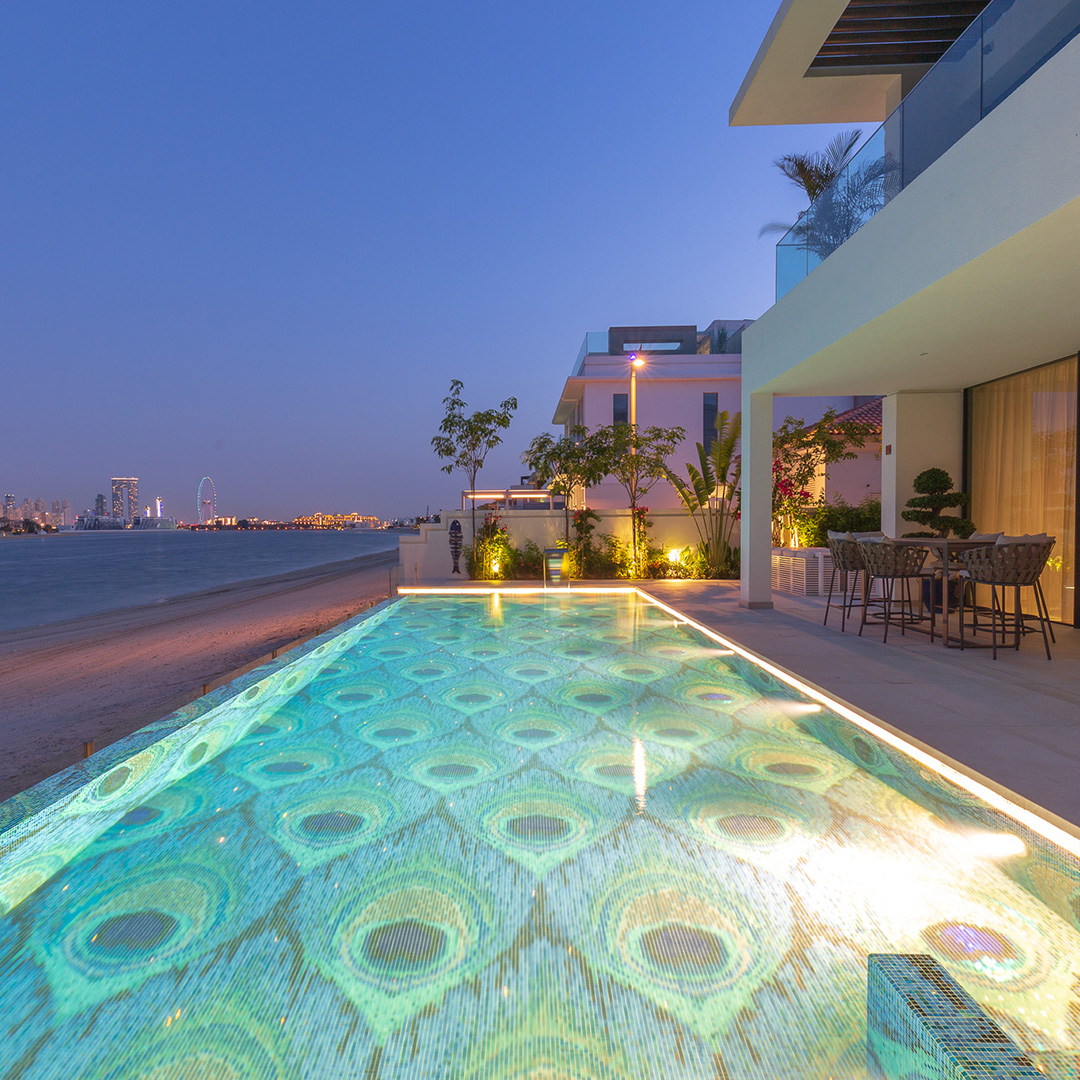 Sea Breeze landscape at Palm Jumeirah