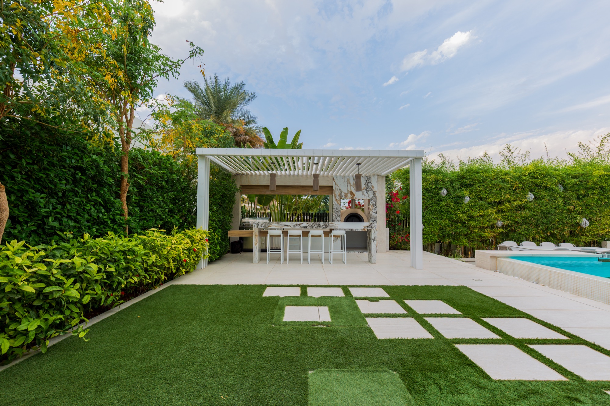 Outdoor kitchen design Dubai
