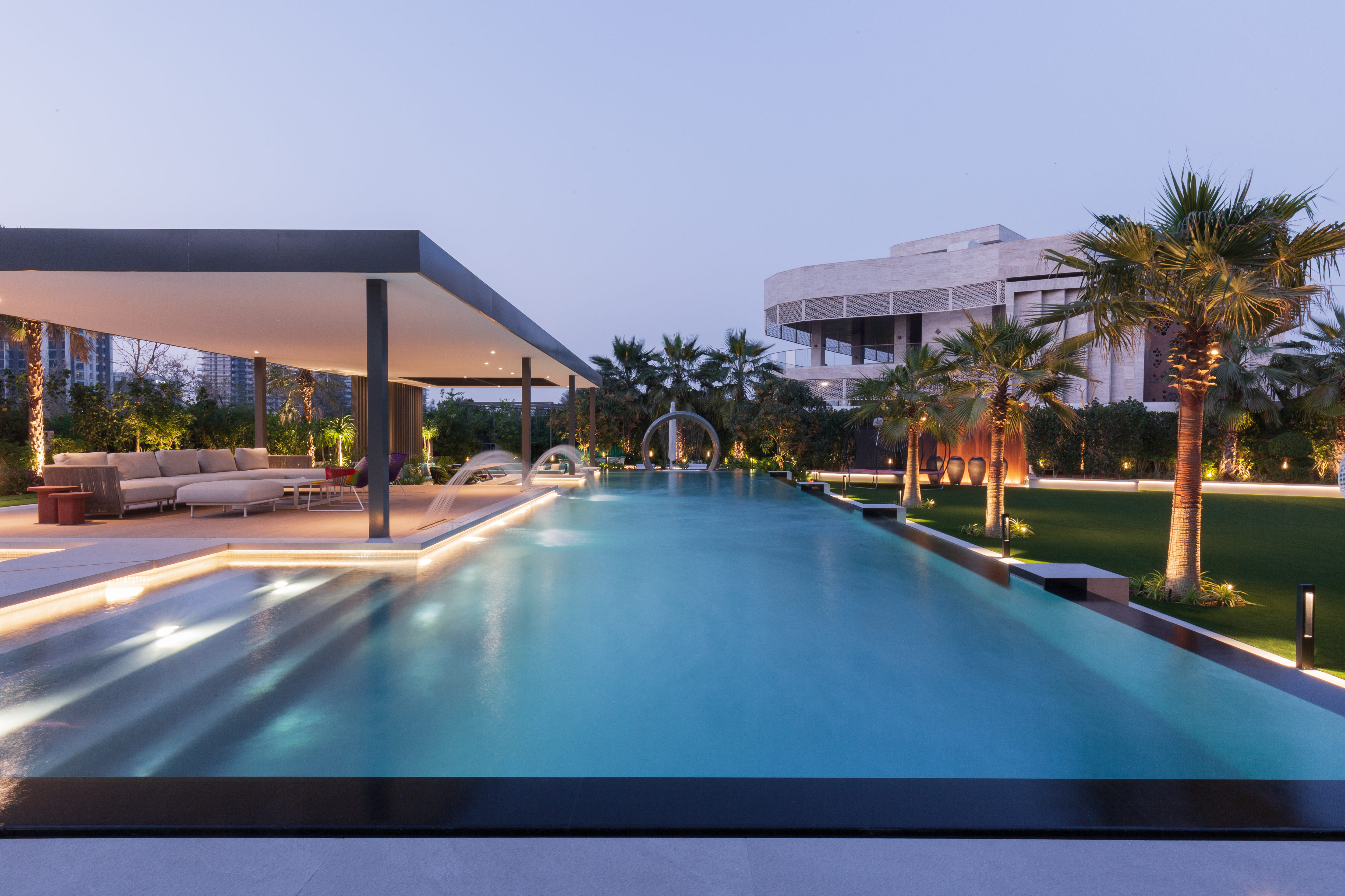 Luminous Estate resort-style pool and landscape project in Dubai Hills Estate